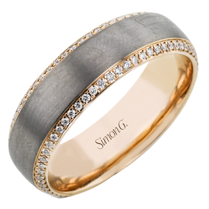 Diamond Wedding Band, 14k WG RG, D.38ct